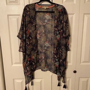 Cute Light and Flowy Floral Kimono